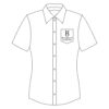 Short sleeve badged blouse - 32